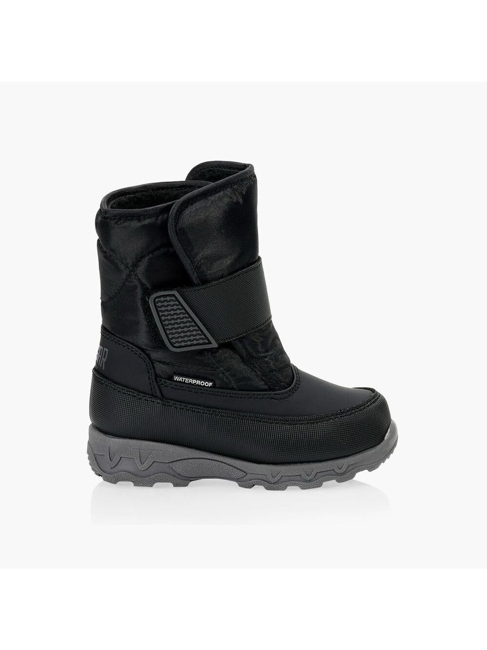 Cougar Black and Gray Kids Snow Boots